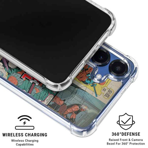 Marvel Deadpool Deadpool Collage Galaxy S25 Clear Case